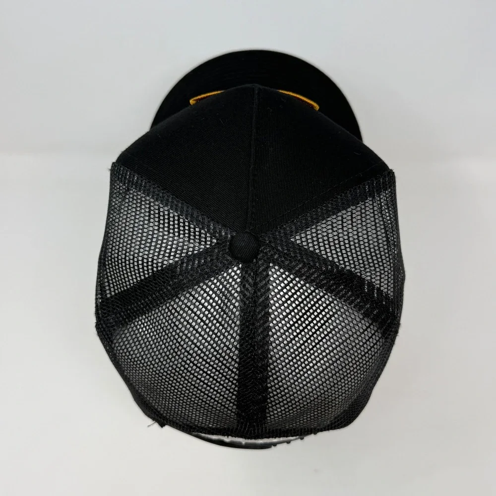 Cobra Be Bold Eagle Patch Trucker‎ Hat Black Mesh Snapback Cap One Size